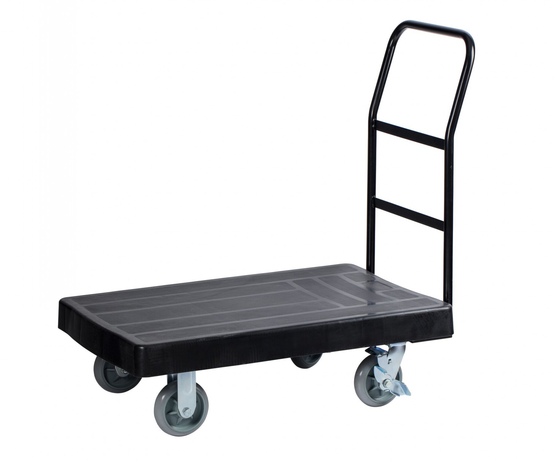 350 Lb Platform Cart Folding Handle Large Heavy Duty Indoor Outdoor Rubber Deck 