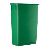 1023GN Green Rectangular Garbage Can with 23 Gallon Capacity