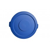 1044-02BL Blue Round Container Lid for 44 Gallon Garbage Can