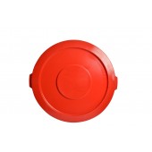 1044-02RD Red Round Container Lid for 44 Gallon Garbage Can
