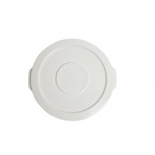 1044-02WH White Round Container Lid for 44 Gallon Garbage Can