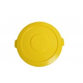 1044-02YW Yellow Round Container Lid for 44 Gallon Garbage Can
