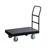 1058 Tall Platform Truck Cart, Stock Picking & Put Away Cart, Black