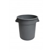 1120GY Grey Round Waste Garbage Can 20 Gallon