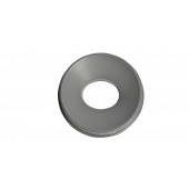 1280-03GY 49-80 Qt Grey Round Garbage Can Hole Lid