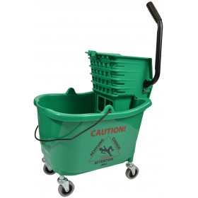1010GN Mop Bucket With Side Press Wringer Combo 35 Quart Green