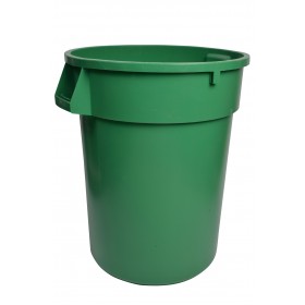 1032GN Green Round Waste Garbage Can 32 Gallon
