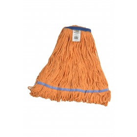 3261 Medium Orange Blended Cotton 1 Inch Narrow Headband Looped End Mop Head