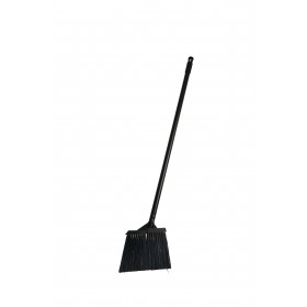 4051 Small Black Lobby Angle Broom with Metal Handle