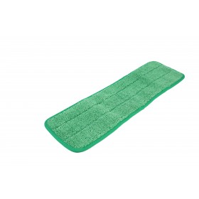 6118GR Green Microfiber Looped Wet Mop Pads