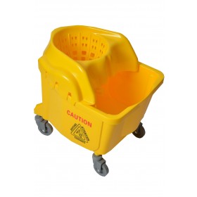 1016 35 Qt Yellow Mop Bucket With Wringer Combo