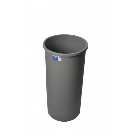 1280GY 80 Quarts Grey Round Garbage Can