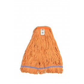 3263 X-Large Orange Blended Cotton 1 Inch Narrow Headband Looped End Mop Head